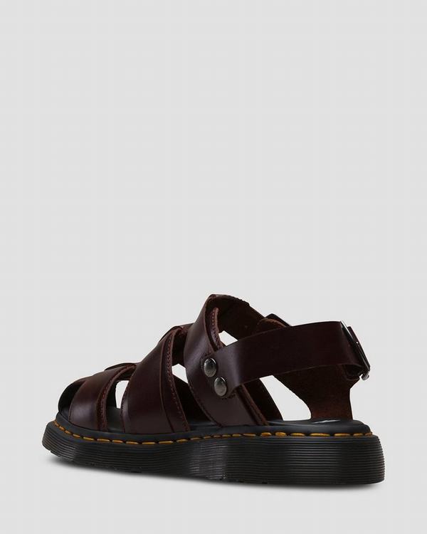 Dr Martens Dámské Sandály Kassion Červené, CZ-987362